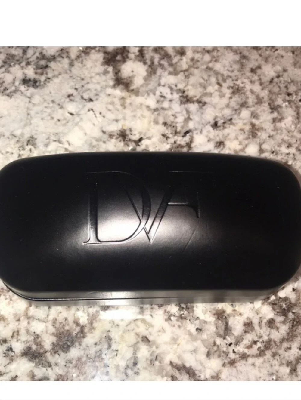 New DVF Diane Von Furstenberg Black Sunglass Case